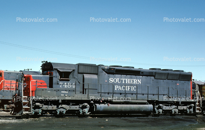 Southern Pacific SP 7484, SD45R, Sparks Nevada