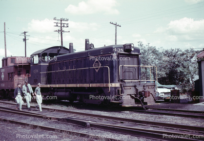 END SW9, Erie 438, Switcher, Newburgh New York, 1960