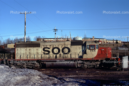 EMD SD40 754, SOO Line 754, Diesel Locomotive