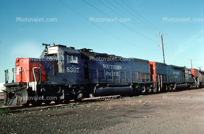 Southern Pacific Diesel Engine SP 8307, SD40