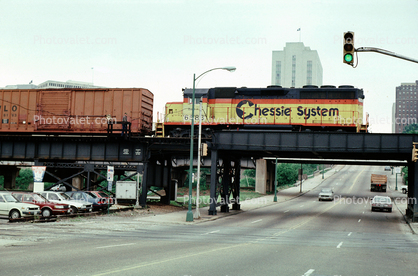 Chessie System CSX 6583, Richmond Virginia, June 1986