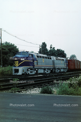 DH 1205, Baldwin RF-16, Delaware & Hudson Sharknose Locomotive, Sayre Pennsylvania, July 1975