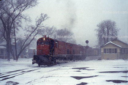 GBW 314, Driving through a Blizzard, GBW 313, GBW 309, Green Bay Wisconsin, March 1979