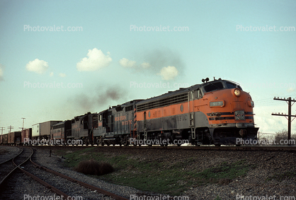 Western Pacific Railroad, F-unit diesel, WP 913