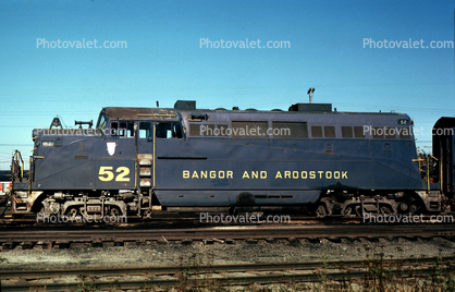 Bangor and Aroostook, BAR 52, EMD BL2 Diesel