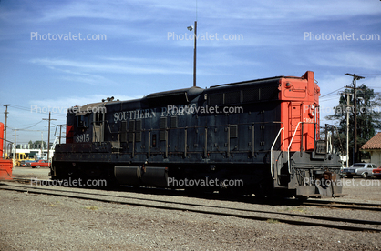 Southern Pacific SP 3915, EMD SD9, October 1971, 1970s