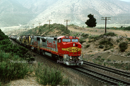 ATSF 521, GE B40-8W, Santa-Fe locomotive, B40