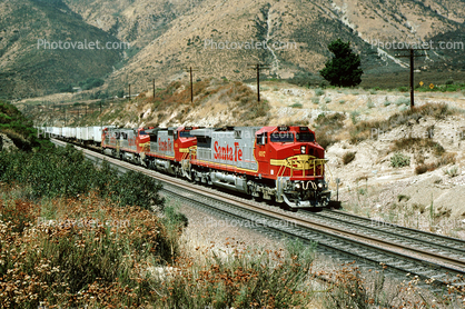 ATSF 697, Santa-Fe locomotive, GE C44-9W, C44