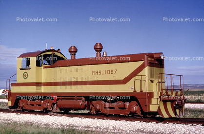 RHSL 1087, switcher, Rawhide Short Line, Platte River Junction, Wellington Colorado
