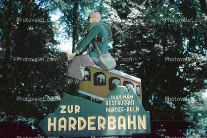 Harderbahn, Harder-Kulm, 1950s