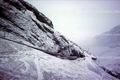 Snow Shed, Pilatus, 1950s