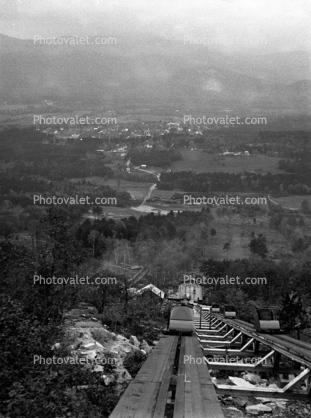 Cranmore Mountain Funicular, New Hampshire, Ski-Mobile, Skimobile, 1950s