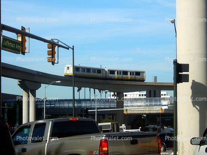 Chicago-El, Elevated, Train, Jefferson Avenue, CTA