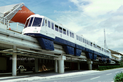 Monorail Japan World's Fair, Elevated Tram, Expo70, Osaka, May 1970, 1970s