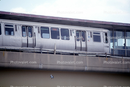 Chicago-El, Elevated, Train, Station, CTA