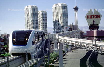 Bombardier MVI Trains, Concrete Guideway, spaceage, Las Vegas Monorail