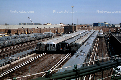 R32, R42, R160, East NY Yard, NYCTA