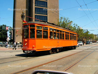 Milan, Italy (1970s-Current), No. 1895, F-Line, Muni, Peter Witt Design, San Francisco, California, 1970s