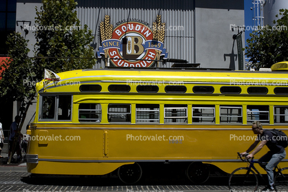 F-line Trolley, Municipal Railway, Muni, San Francisco, California, PCC