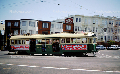 Market Street, F-Line, 648, San Francisco, California
