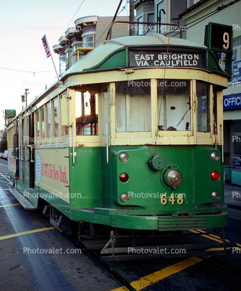 Market Street, F-Line, 648, San Francisco, California