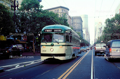 San Francisco Muni (1950s), 1050, F-Line, PCC, Market Street