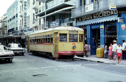 204 trolley, cars, 1950s