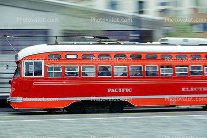 Pacific Electric (Southern California), No. 1061,  F-Line, PCC, Muni, San Francisco, California