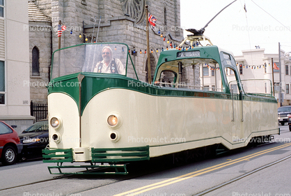 Blackpool-England, No. 228, Built 1934, F-Line, Municipal Railway, Muni, San Francisco, California
