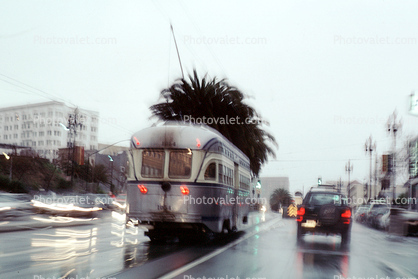 Market Street, the Castro, F-Line, Trolley, 1060, San Francisco, California