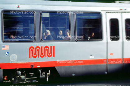 MUNI, Breda LRV2, Electric Trolley, Rail tracks