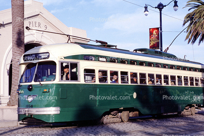 Chicago-Illinois, No. 1058, F-Line, Trolley, Muni, San Francisco, California