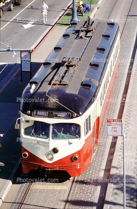 Philadelphia Suburban Transportation Co., No. 1007, F-Line, PCC, Muni, San Francisco, California
