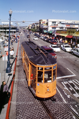 Milan-Italy (1970s-Current), No. 1859, F-Line, Muni, Peter Witt Design, San Francisco, California, 1970s