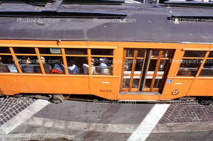 Milan-Italy (1970s-Current), No. 1859, F-Line, Muni, Peter Witt Design, San Francisco, California, 1970s