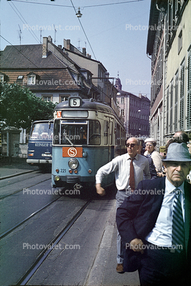 Geneva, Electric Trolley, July 1970, 1970s