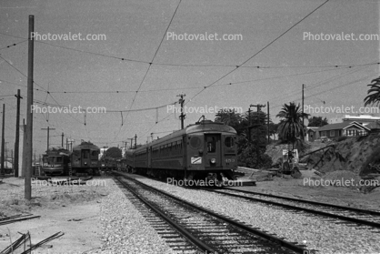 Pacific Electric Railway, Interurban, Blimp, San Pedro, 1950s