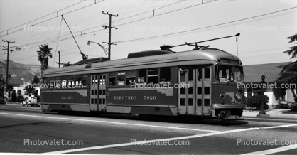 Pacific Electric Railway PCC, 5020, Interurban, 1940s