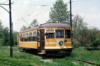 303, Columbia Park and Southwestern, Trolleyville Ohio, May 1964