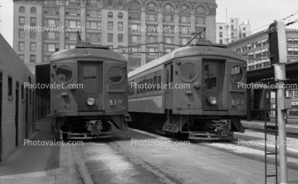 Pacific Electric Railway, Interurban Blimp, 419, 424, Los Angeles, 1940s