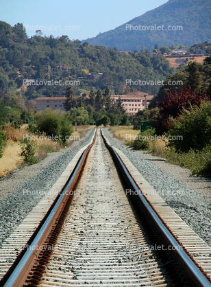 SMART Railroad Tracks, Marin Count, California