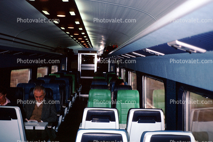 Passenger Railcar, interior, inside