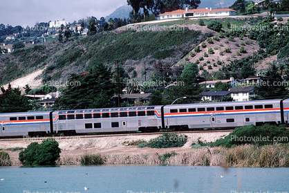 Passenger Railcar, the Coastliner, Santa Barbara, California