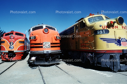 Western Pacific, Union Pacific, Diesel Electric Locomotive, F-Unit