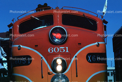 SP 6051, Southern Pacific, Diesel Electric Locomotive, F-Unit
