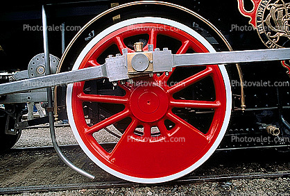 Coupling Rod, Driver Wheels, components, Power, Baldwin Locomotive Works, Parry Williams & Co., Round, Circular, Circle