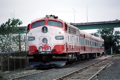 WSOR 10C, EMD E9(A), Wisconsin & Southern, trainset, F-Unit