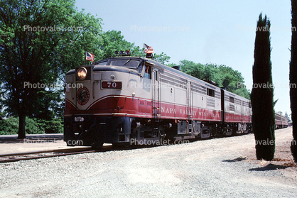 NVR 70, MLW ALCO FPA4, Diesel Electric Locomotive, Napa Valley Railroad
