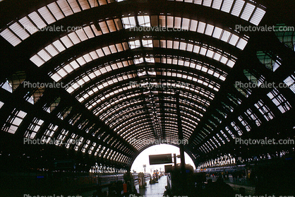 Milan Train Station, Depot, Italy, Arch