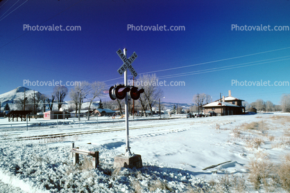 Train Station, Depot, Del Norte, Colorado